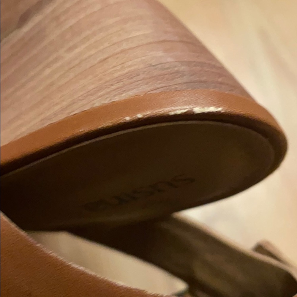 Susina Terra Wedge Sandal Brown Leather - Picture 14 of 14